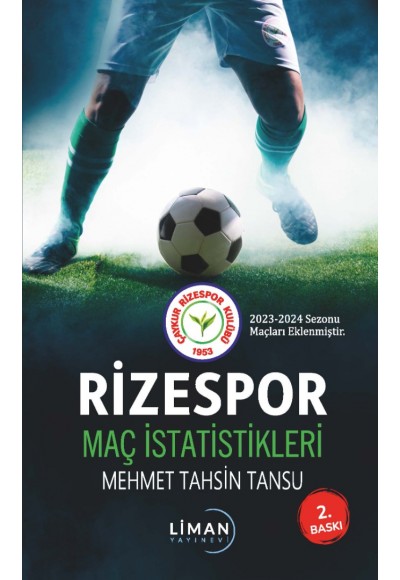 RİZESPOR MAÇ İSTATİSTİKLERİ-MEHMET TAHSİN TANSU