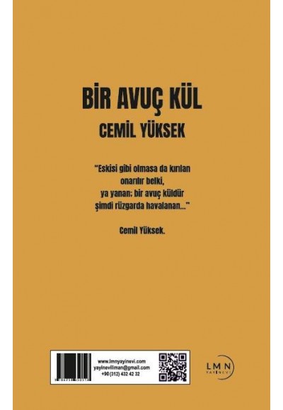 BİR AVUÇ KÜL-CEMİL YÜKSEK