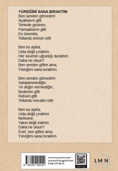 YÜREĞİMİ SANA BIRAKTIM-ORHAN ÖZBERK