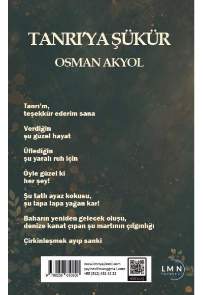 TANRI'YA ŞÜKÜR-OSMAN AKYOL